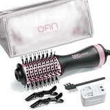 DAN Dual Voltage Hair Dryer Brush, Auto Dual Voltage 110V-120V/220V-240V Travel Hair Dryer