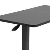 25.59-40.35inch Adjustable Overbed Bedside Table 4 Wheels Pneumatic Mobile Standing Desk Laptop Desk Hospital Home Use