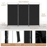 3 Panels Room Divider, 6 Ft Tall Indoor Folding Privacy Screen