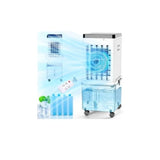 Evaporative Cooler with 4-GAL Detachable Tank, White, 2026 Upgraded