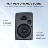 STUDIOFINIX 400W 6.5 Inch Passive Wired Waterproof Speaker 2Way WallMounted with Powerful