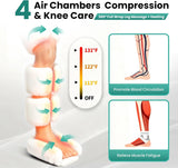 Foot and Leg Massager with Heat and Compression for Circulation and Pain