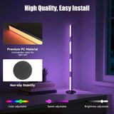 Smart RGB LED Desk Lamp With Music Sync And 16 Million Colors, Foldable