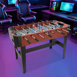 8-Rod Foosball Table Durable Structure Real Soccer Experience for Family