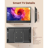 16 - Inch LCD Small Smart TV with WiFi, Bulit-in 180°Adjustable Stand