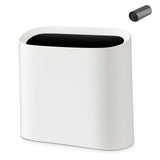 Gal Trash Can Bathroom, Small Office Garbage Can Kitchen, Slim Rectangular Waste Bin