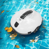 Automatic Robotic Pool Cleaner with Two Suction Inlets and Intelligent Path