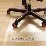 Office Chair Mat for Hard Floors 63" x 51" Large Chair Mat for Hardwood Floors