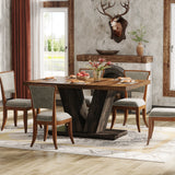 Tribesigns 47-Inch Dining Table for 4-6, White Kitchen Dinner Table