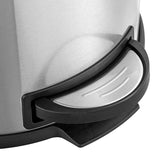8 Gallon Kitchen Trash Can with Lid + 1.3 Gallon Round Stainless Steel Step Trash Can Combo for Bathroom,