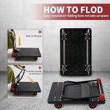 Foldable Platform Truck Push Cart Dolly with 1000LB Capacity 36x24Inch Large Size