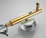 Gold Automatic Infrared Sensor Faucet Deck Mount Smart Touch Hand Free Inductive Water Tap Bathroom Sink Basin Faucets Water Tap
