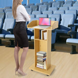 Podium Stand Portable Presentation Stand for Church Weddings School