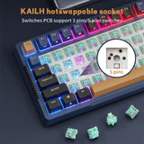 RK Royal Kludge H81 Gasket Structure Mechanical Keyboard 81 Key