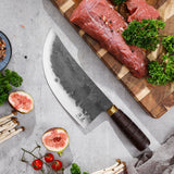 SHANGDAO 7.9" Cleaver Knife, Hand Forged Meat Cleaver Heavy Duty Chopper