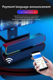 Wireless Bluetooth Subwoofer Bass Surround Sound Bar Speaker System Music Player For Laptop
