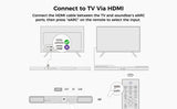 5.1.2ch Soundbar Surround Sound System for TV with 6.5" Subwoofer