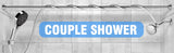 Tandem Shower Head for Couples, High Pressure Dual Shower Head, Double Shower Head for