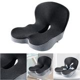 Memory Foam L-Shaped Integrated Seat Cushion with Lumbar Support Car Seat Cushion for Car Truck Desk Gaming Chair