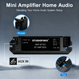 STUDIOFINIX 4 Inch Bluetooth Ceiling Speakers, 160W 2-Way, Wired Surround Sound, Flush Mount,