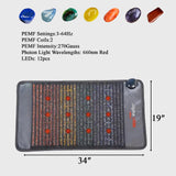 Red Light Amethyst Therapy Mat Tourmaline Massage Jade Mattress