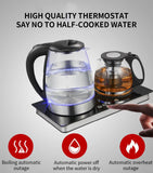 Glass Electric Kettle Cordless Water Boiler Fast Boiling BPA-Free Tea Kettle for Home