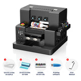 A4 UV Printer For Epson L805 UV Printer Machine UV DTF Sticker Printer Impresora A4 UV Printer For Acrylic Mug Glass Wood