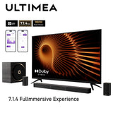 7.1.4ch Wireless Surround Sound System for TV Dolby Atmos, 10" Subwoofer