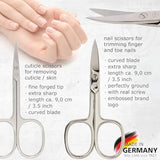 brand quality 10 Pcs manicure pedicure grooming kit set for professional finger toe nail care scissors