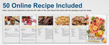 8-Tray Stainless Steel,600W with 4 Presets & Digital Timer for Jerky, Fruit, Herbs