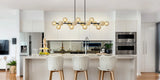 Mid Century Modern Chandelier 16-Lights Sputnik Chandelier 54in Chandelies