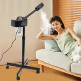 800W 110V Single Tube Hot Facial Steamer Black Professional Spa Beauty Salon Face