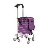 Folding Shopping Cart Grocery Trolley Laundry Stair Climbing Handcart