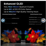 43in 43Q31K Class Q3K Series FHD QLED Smart Google TV Bluetooth Renewed