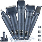 Beard Trimmers Kit for Men Precise Dial Adjustable 20 Lengths 5IN1 Electric Shavers and Hair Clippers Set Body Nose Ear Mustach