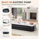 JHK Queen Twin Size Air Mattress Weight Capacity 660 lbs Air Bed for Bed