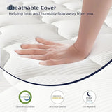 Crystli Queen Mattress 14 Inch-Medium Firm Support, Pressure & Pain Relief