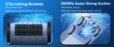 180 Mins Run time, Robotic Pool Cleaner for Inground Pools up to 2000 Sq.ft