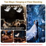 2PCS 23.6" Wedding Butterfly LED Floor Lamp for Wedding Party