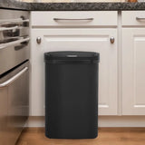 13 Gallon Tall Kitchen Garbage Can Touch-Free Motion Sensor High-Capacity Kitchen Trash Can
