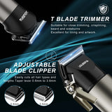 Solimpia hair clipper set T blade hair barber clippers gentleman hair cutting machine