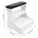 Foot Bath Stool Foot Rest Pedicure Manicure Funiture Trolley Footbath