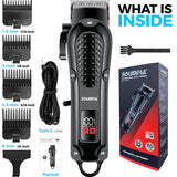 Solimpia Groin Area Hair Trimmer Lawn Mower Ceramic Blade Waterproof Wet Dry Clippers Pubic Armpit Body