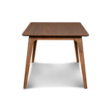 60-inch Rectangular Walnut Dining Table, Customizable