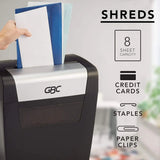 8-Sheet Cross-Cut Home Office Paper Shredder Model 1704