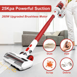 UMLo V111 300W 28Kpa Cordless Stick Vacuum with LED Display, 8 in 1