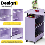 Manicure Table Nail Desk for Nail Tech with Dust Collector & Wrist Rest, Acetone Resistant Beauty Salon