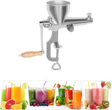 Manual Wheatgrass Juicer, Stainless Steel Juicer Juice Extractor Tool for Fruits Apples