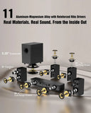 5.1.2 Surround Sound System for TV w/ 4 Surround Speakers, 5.25" Subwoofer