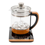 1.8L Electric Glass Tea Kettle - Multifunction Hot Water Boiler with Keep Warm & 6 Temp Settings